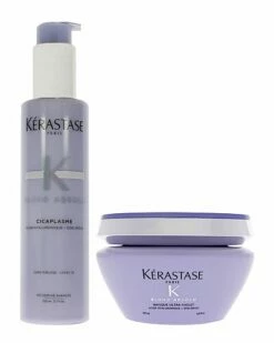 Kérastase Blonde Absolu Ultra Violet Masque & Cicaplasme Serum 2pc Kit Women