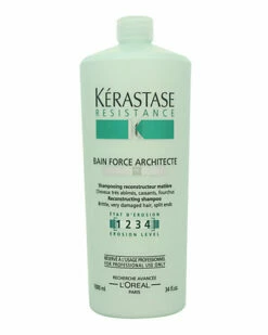 Kérastase Unisex Resistance Bain De Force Architect Reconstructing 34oz Shampoo Women